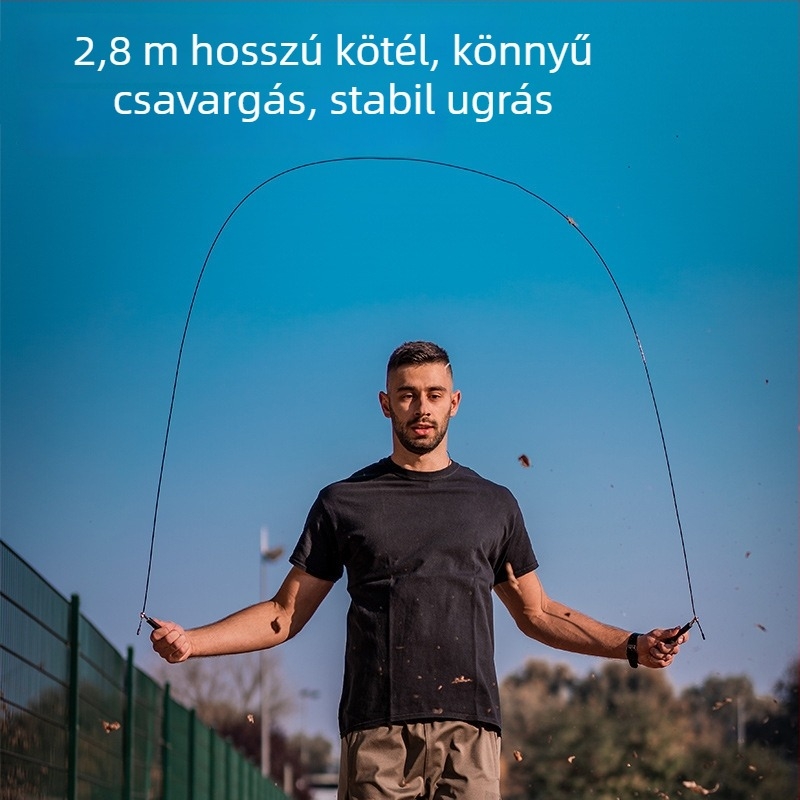 Effective acélhuzalos ugrókötél gyors ugráláshoz, modell F4137s, edzéshez