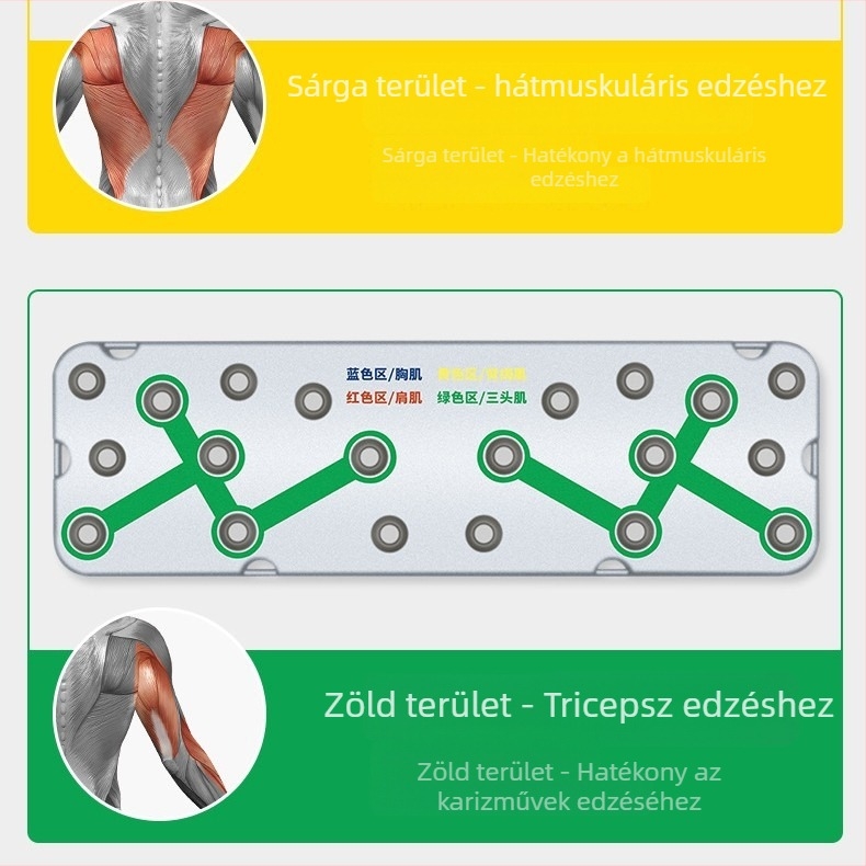Double Talent fekvőtámasz edzőpanel – alumínium ötvözet tartó, 1,2 kg, modell JJ, specifikáció 17