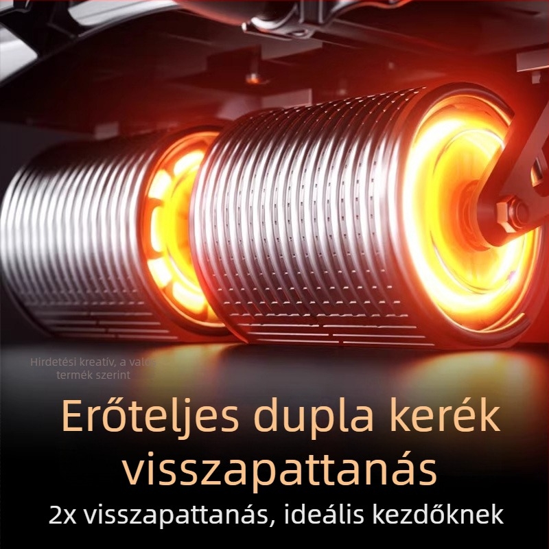 Összecsukható haskerék otthoni használatra intelligens számolóval és négykerekes automatikus visszafordítással