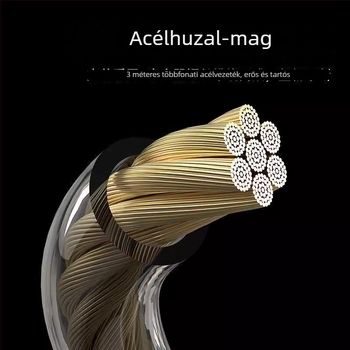 Súlyozott ugrókötél csapágyakkal, PVC, acélhuzal, 3 változat fitneszhez