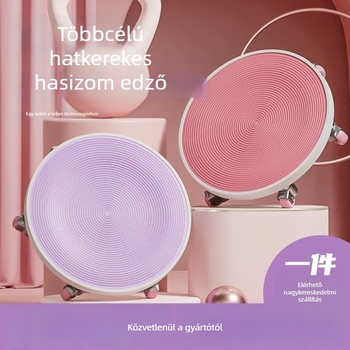 Hatkerekű csendes hasizom görgő, vastagabb csapágyakkal, otthoni használatra
