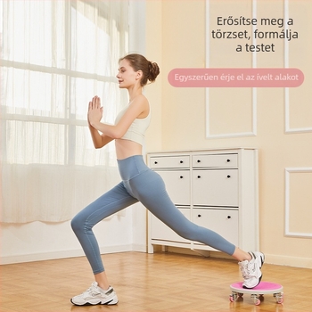 Hatkerekű csendes hasizom görgő, vastagabb csapágyakkal, otthoni használatra