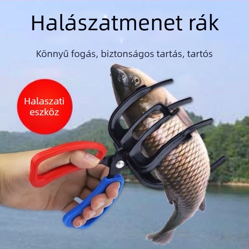 Wilderness fém halászati fogó kettő- vagy háromfogú kialakítással a halak megfogásához