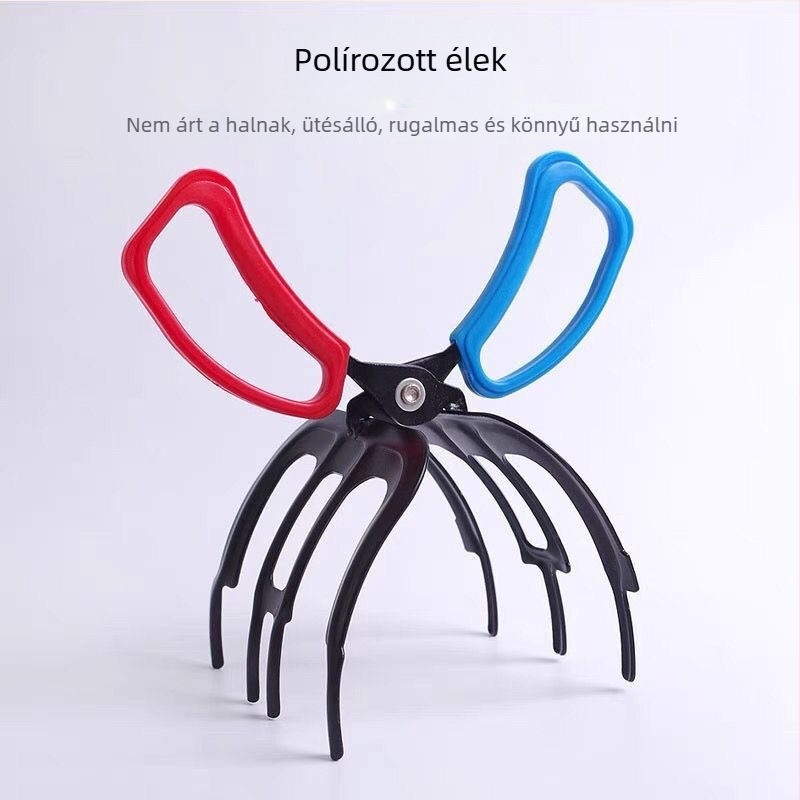 Wilderness fém halászati fogó kettő- vagy háromfogú kialakítással a halak megfogásához