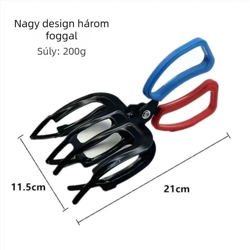 Wilderness fém halászati fogó kettő- vagy háromfogú kialakítással a halak megfogásához