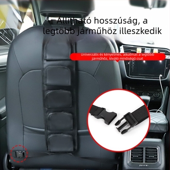 Autóba szerelt horgászbot tartó a hátsó ülésekhez, univerzális rögzítés és csali tartó, horgászbot felerősítés, hordozható horgászfelszerelés-kiegészítő