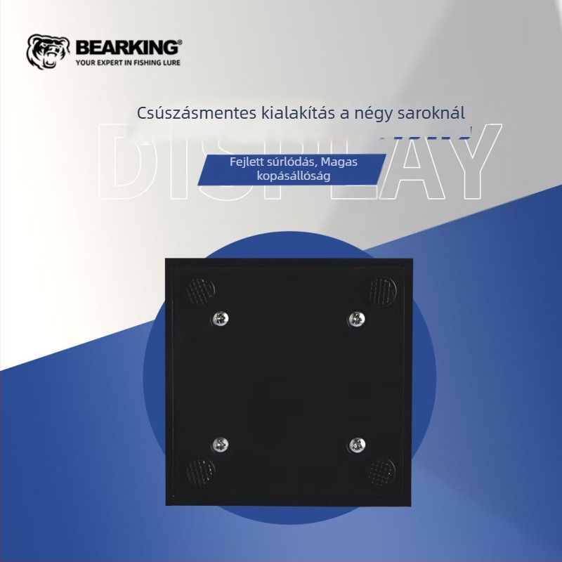 Bearking horgászorsó kiállító állvány, PC anyagból, megjelenítő állvány forgóorsókhoz