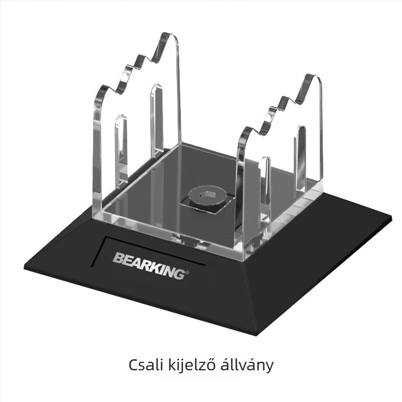 Bearking horgászorsó kiállító állvány, PC anyagból, megjelenítő állvány forgóorsókhoz