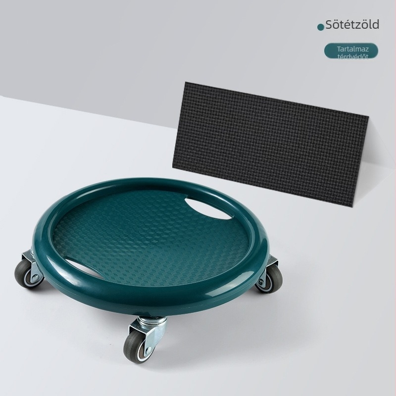 Négylábú hasizom-edző kerék, csendes működés, univerzális modell, ideális irodába, otthonra és a szabadba – súly 0,85 kg