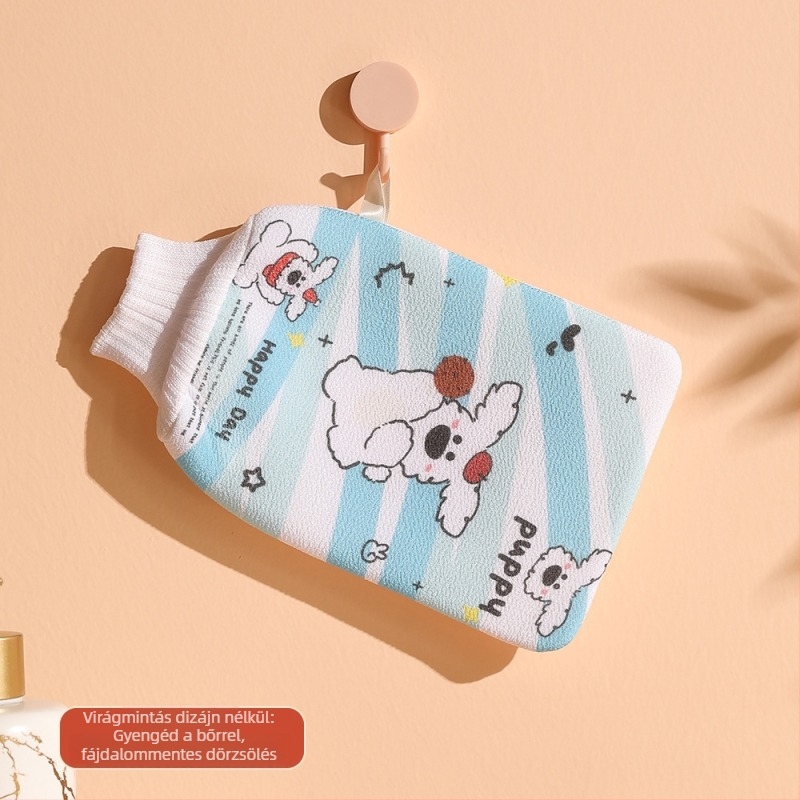 Exfoliáló fürdő kesztyű - kettős réteg, 100% viszkóz, Enjoy márka, általános használatra