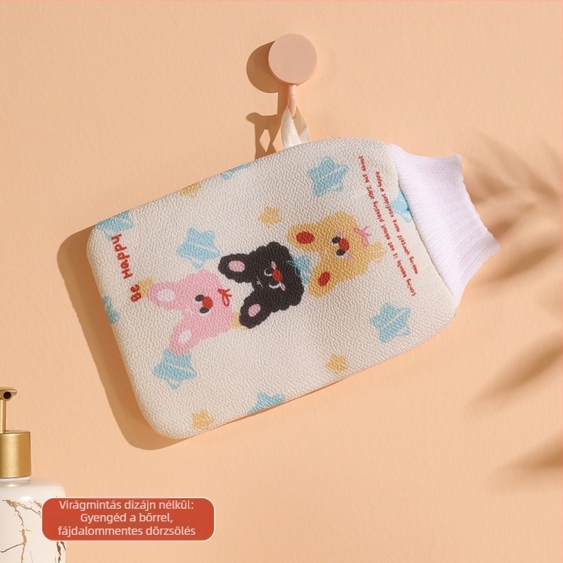 Exfoliáló fürdő kesztyű - kettős réteg, 100% viszkóz, Enjoy márka, általános használatra