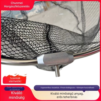 Kör alakú tömör rozsdamentes acél hálószita szita horgászathoz