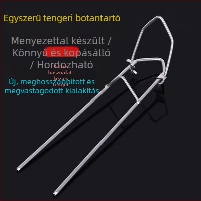 Mingju fém tengerhorgász bot állvány – földbe helyezhető alap tengeri horgászathoz
