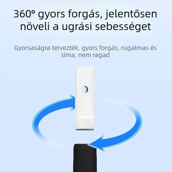 Acélhuzalos ugrókötél – Aurora speed, PP anyag, fitnesz eszköz iskolai sportokhoz, 2026 tavasz