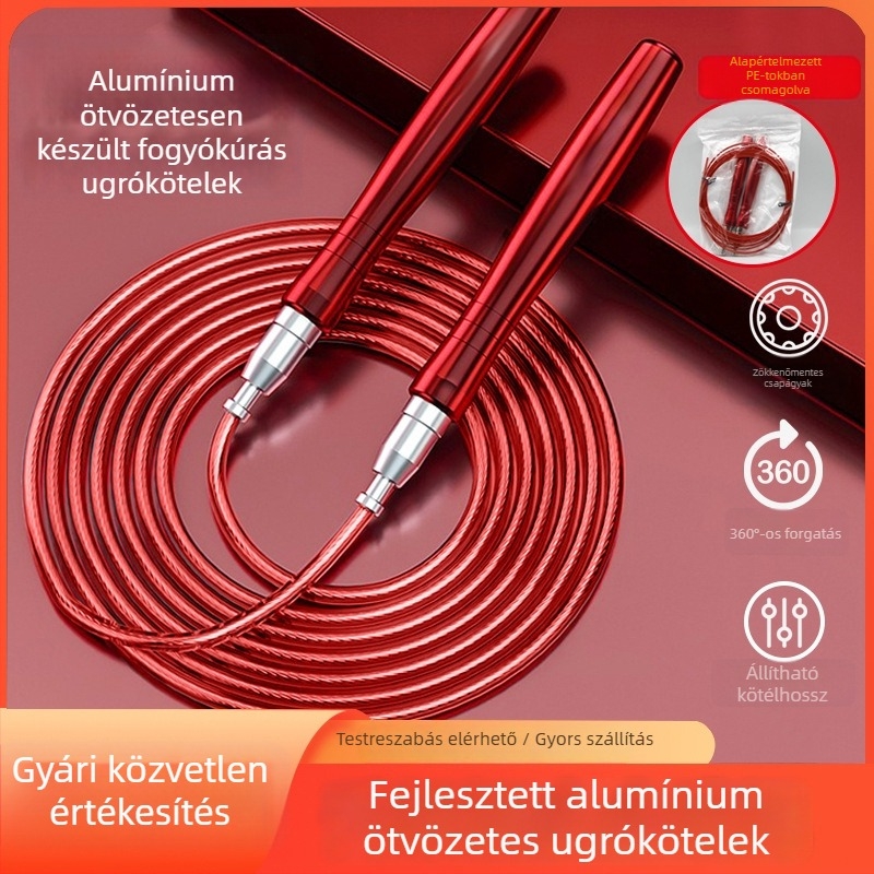 Önzáró ugrókötél alumíniumötvözetből, G.Y.A, 3 specifikáció, edzéshez