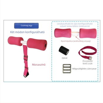 Sit-up segítő készülék - összecsukható, családi használatra, súly 0,3 kg, egyszerű stílus