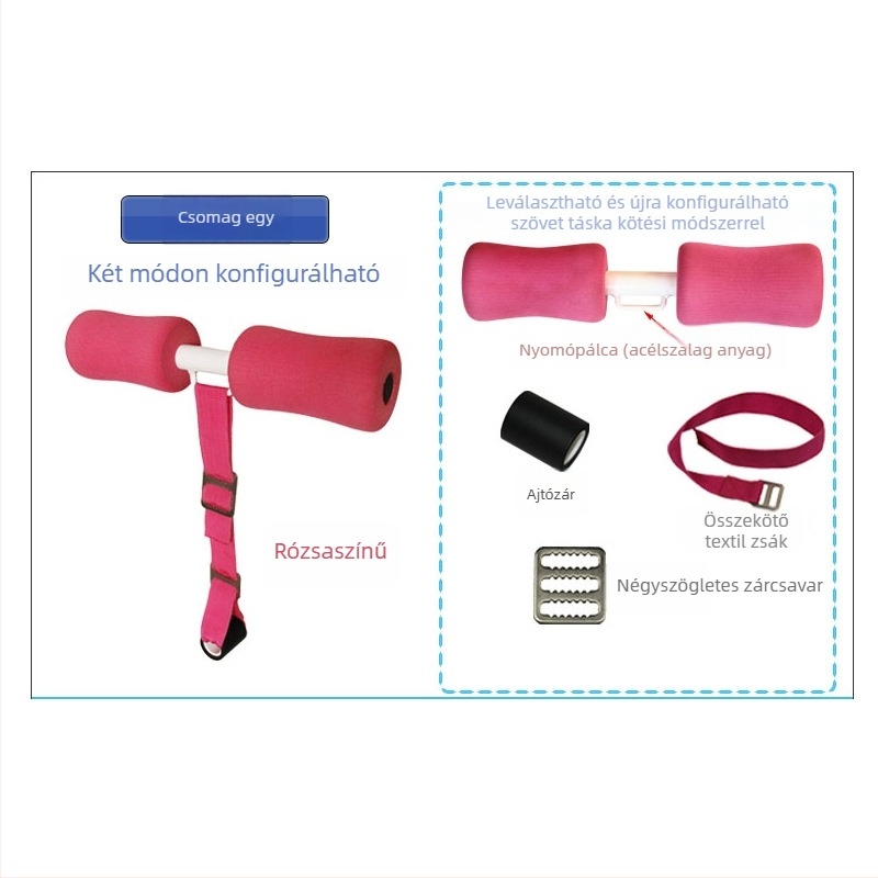 Sit-up segítő készülék - összecsukható, családi használatra, súly 0,3 kg, egyszerű stílus