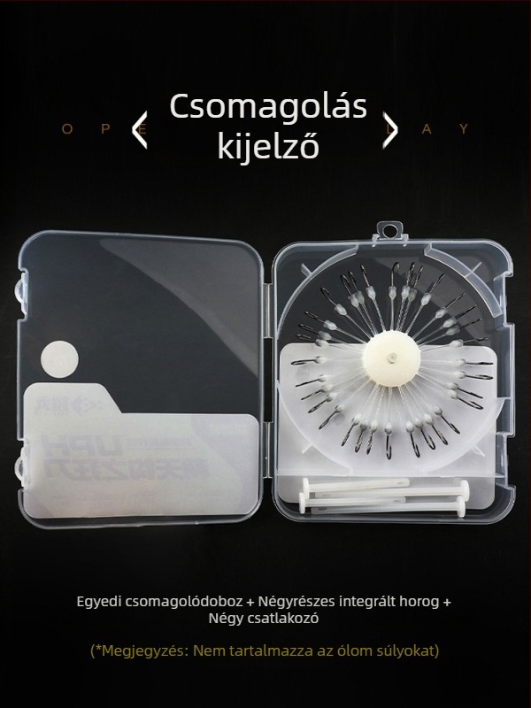 Nyolc karmú horog, vulkanizált robbanó horog, anti-akadás, anti-gubancolódás, kétnyeles négyszögletes horog harcsa számára