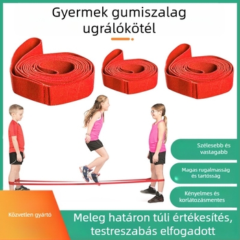 Hosszú nylon ugrókötél gyerekeknek — gyerekbarát ugrókötél, családi interaktív, általános iskolás diákok számára
