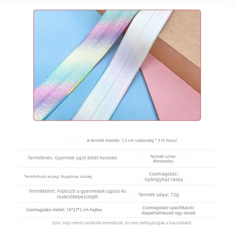 Hosszú nylon ugrókötél gyerekeknek — gyerekbarát ugrókötél, családi interaktív, általános iskolás diákok számára