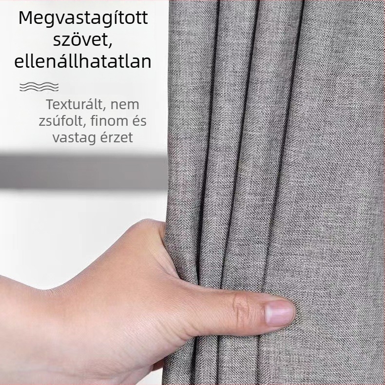 Vízálló és penészmentes fürdőszobai zuhanyfüggöny készlet, vastított kivitel, furatmentes telepítés, száraz–nedves elválasztás, mágneses felakasztás