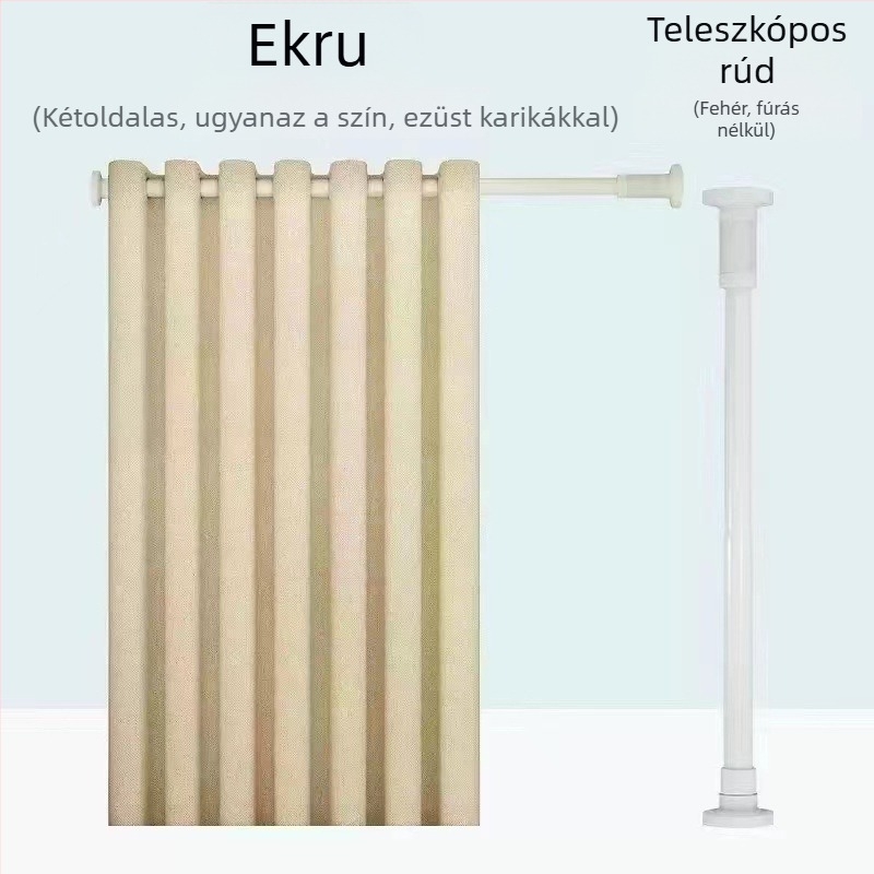 Vízálló és penészmentes fürdőszobai zuhanyfüggöny készlet, vastított kivitel, furatmentes telepítés, száraz–nedves elválasztás, mágneses felakasztás