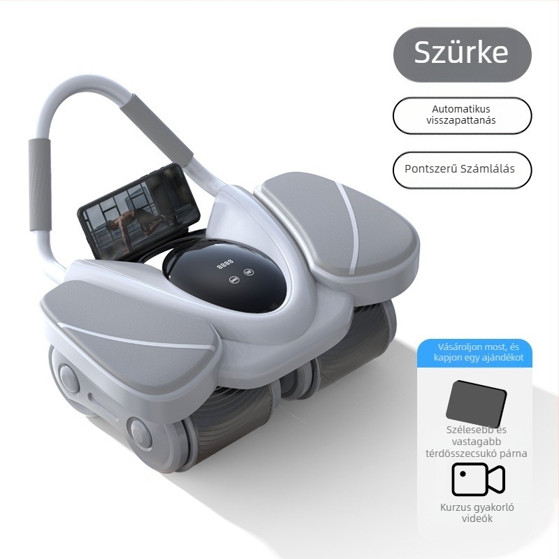 Hasizomkerék SS001, automatikus visszapattanás, 3,2 kg, otthoni, irodai, kültéri és edzőtermi használatra