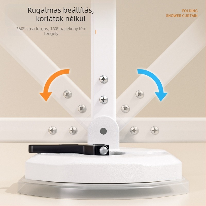Booker Poliészter Zuhanyfüggöny – Modern Minimalista Stílus