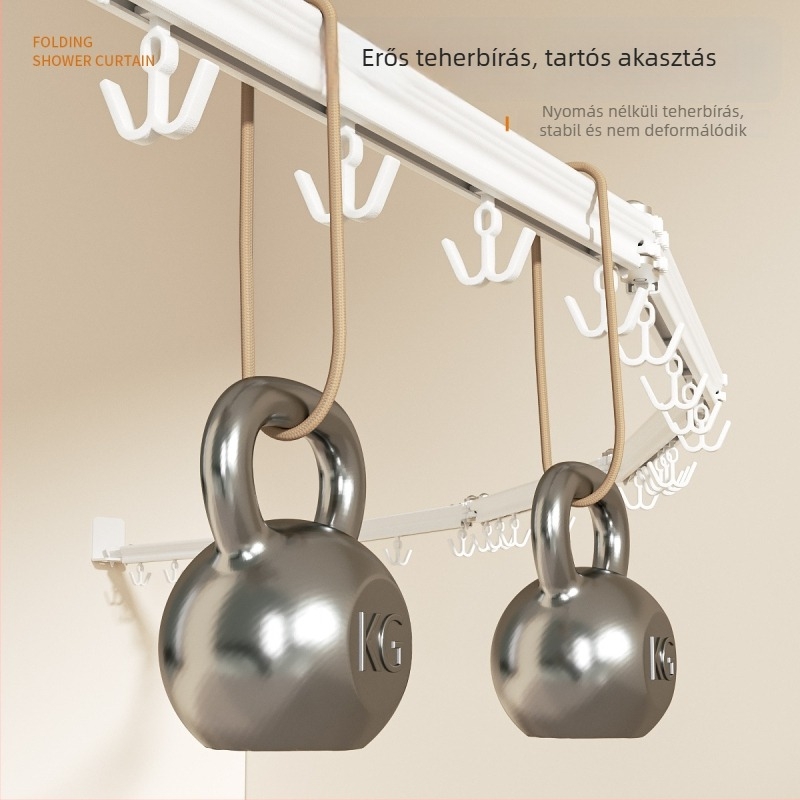 Booker Poliészter Zuhanyfüggöny – Modern Minimalista Stílus