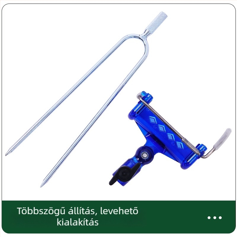 Önzáró, kettős célú tengeri bottartó – forgatható fém állvány automatikus zárással