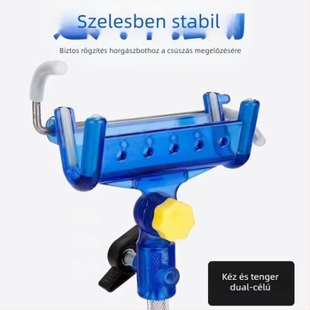 Önzáró horgászbot tartó univerzális talppal