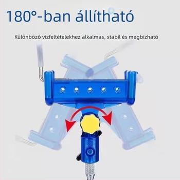 Önzáró horgászbot tartó univerzális talppal
