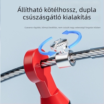 Állítható PVC ugrókötél edzéshez és zsírégetéshez – gyerekeknek alkalmas