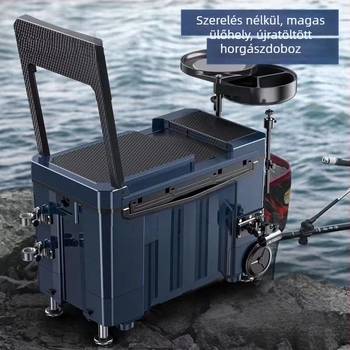 Horgászláda szett – kapacitás 80+; textil anyag