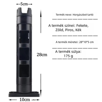 Horgászbot tartó – műanyag, márka FKRJHE, Kínában gyártott
