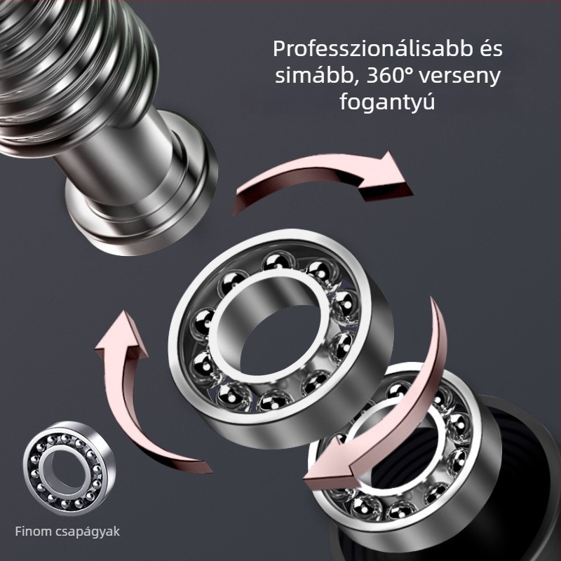 Önzáró mechanizmusú professzionális ugrókötél - PVC zsinór, Yue Shang, edzéshez