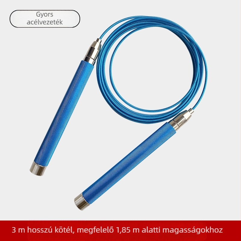 Önzáró mechanizmusú professzionális ugrókötél - PVC zsinór, Yue Shang, edzéshez