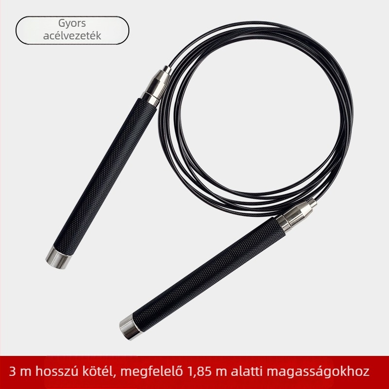 Önzáró mechanizmusú professzionális ugrókötél - PVC zsinór, Yue Shang, edzéshez