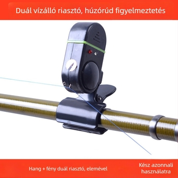 Tengeri horgászbotriasztó, vízálló elektronikus csengő, automatikus kapásérzékelő, PE anyag