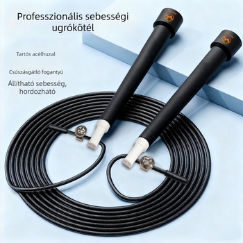 Gyermekeknek PVC gyors ugrókötél, 3 m, markolat PP, beltéri és kültéri használatra
