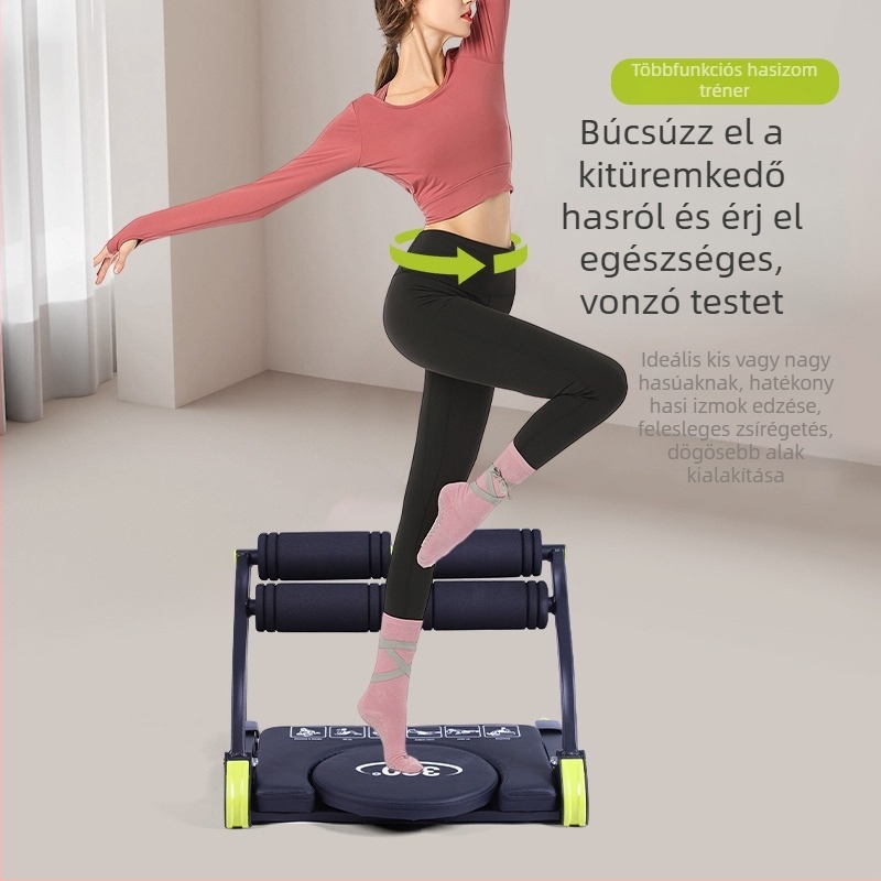 Otthoni mini 6 az 1-ben hasizom deszka, összecsukható multifunkcionális edzőeszköz, 8 kg