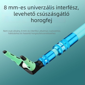 Szénszálas botállvány - ultra könnyű és ultra kemény, tartozékok: doboz és szék, platforma a horgászathoz, földbe szúrt rögzítés és teleszkópos beállítás, többfunkciós nagy halakhoz