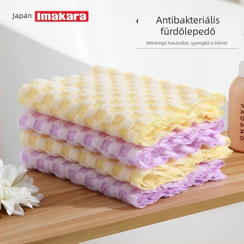 Nylon fürdőszivacs testre, hát tisztító, modell D2678, dobozban 150 darab