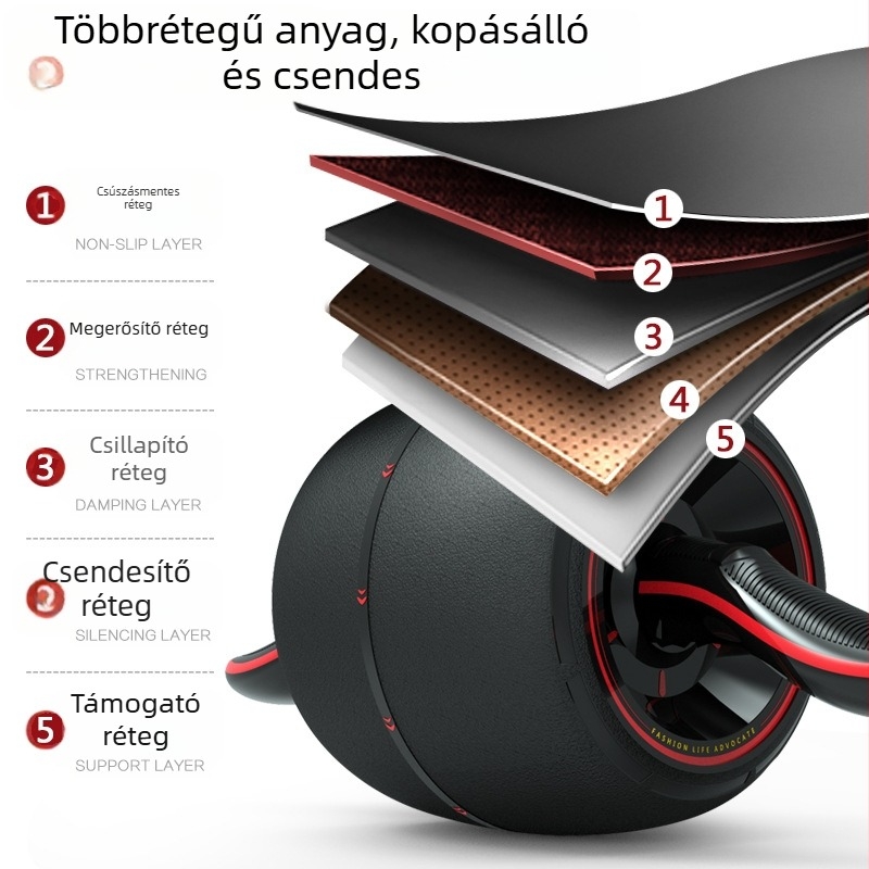 Swift SW-91X hasizom görgő – csendes visszatérítő mechanizmus, 1,9 kg