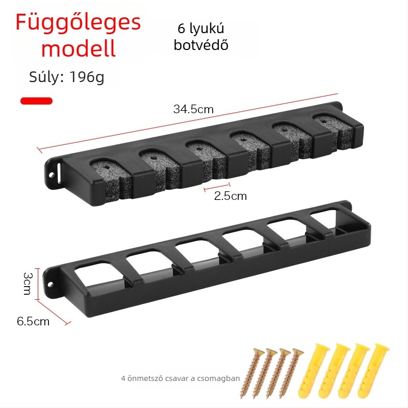 Falra szerelhető multifunkcionális horgászbot-kiállító állvány, furat nélkül – Titan, Kína, Műanyag