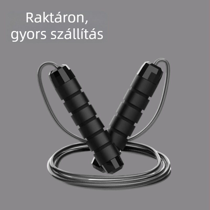 PVC ugrókötél, testre szabható súly, futáshoz és edzéshez (Anyag: PVC; Szabályozható súly: elérhető; Doboz mérete: 60×32×32 cm / 100 db)