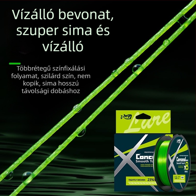 Pool Blade fő horgászati zsinór, PE anyagból, nagy szakítószilárdságú, 100 darabos csomag