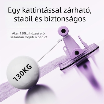 Sit-up segédeszköz dupla szívócsészékkel és csúszásmentes pánttal, modell Xg-55668, 630 g