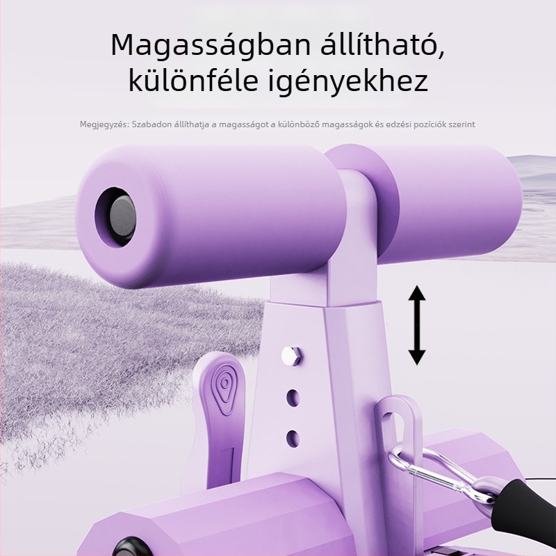 Sit-up segédeszköz dupla szívócsészékkel és csúszásmentes pánttal, modell Xg-55668, 630 g