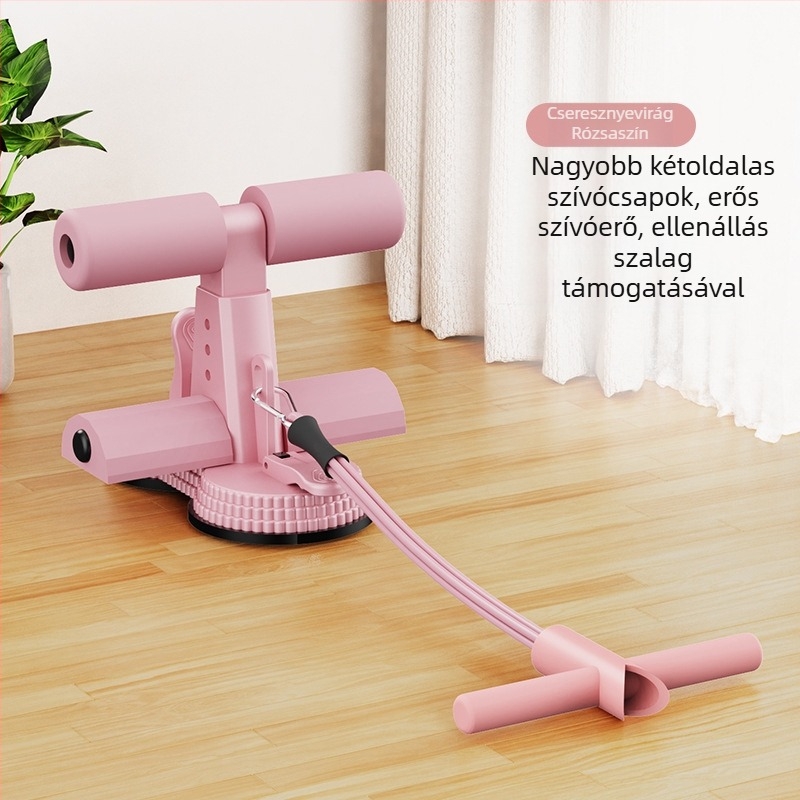 Sit-up segédeszköz dupla szívócsészékkel és csúszásmentes pánttal, modell Xg-55668, 630 g